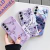 Мягкий силиконовый чехол Butterfly Cat для Xiaomi Redmi Note 13 Pro 13C 14 Samsung A35 A55 M35 S24 Huawei Honor 200 iPhone Camera Защитный противоударный чехол