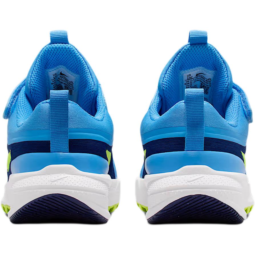 Nike Star Runner 5 Cushioning Breathable Low top Kids' Running Shoes Blue White Yellow Children Aged 3 7 Years Old HF7005-400
