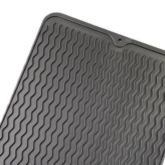 Silicone Drain Mat Anti-slip Base Food Grade Easy To Clean Cookware Drying Tray Air Circulation Drain Mat