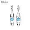 Lindon Copper Alloy Zircon Earrings Drop Earrings For Women Wedding Party Gifts