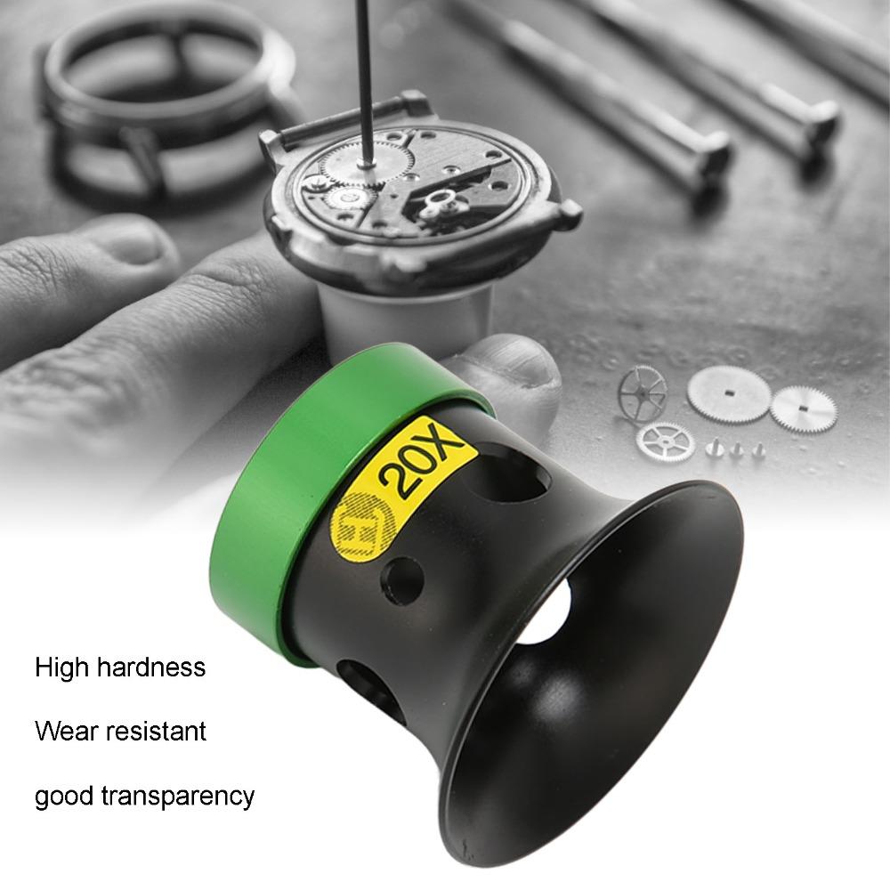 5X/10X/15X/20X Magnification Eye Loupe High Hardness Jewelers Loupe Gems Inspection