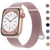 Металлический Миланский Петлевой Ремешок Для Apple Watch Ultra Ремешок 49мм 42мм 44мм 45мм 41мм Стальная Сетчатая Магнитная iWatch Серии 9/8/7/6/5/4/3/SE
