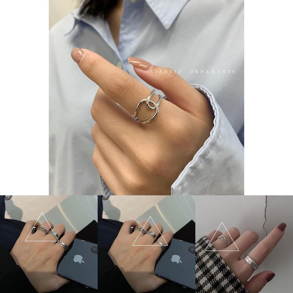 Серебряное кольцо 925 пробы для женщин с уникальным открытым дизайном в стиле хип-хоп с римскими цифрами