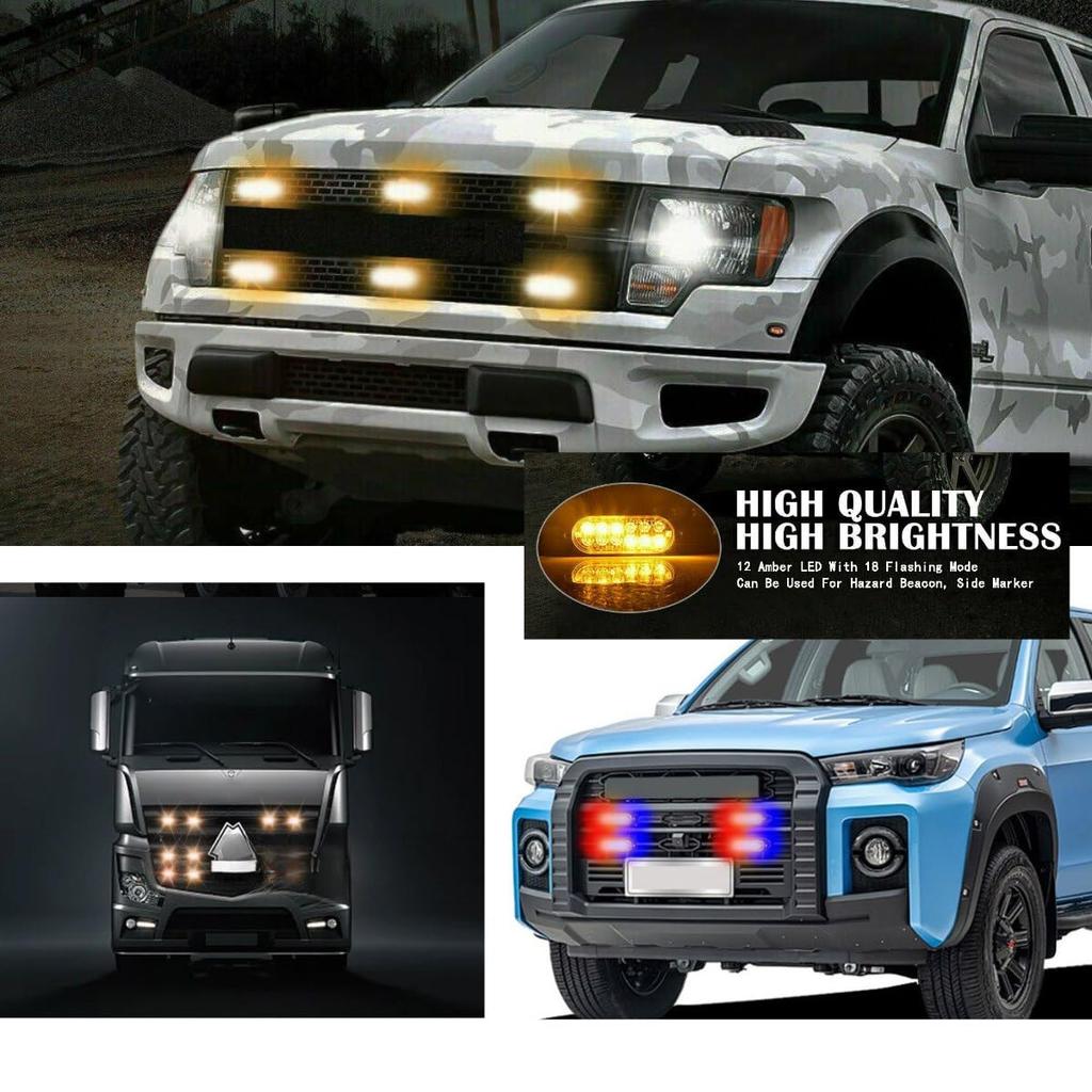 Explosive Strobe Light, Set of 2, Strobe Flash, LED, , 24V, Car, Truck, Motorcycle,