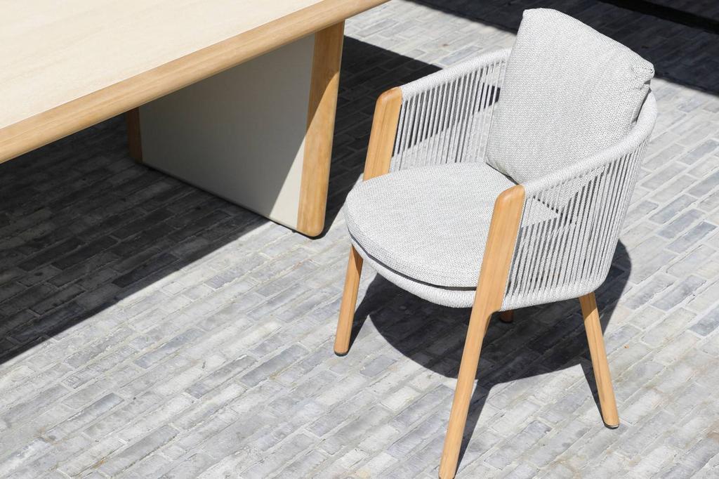 Haven Garden Chair 57X63X76 Zumm Mokka Aluminum Teak Homms
