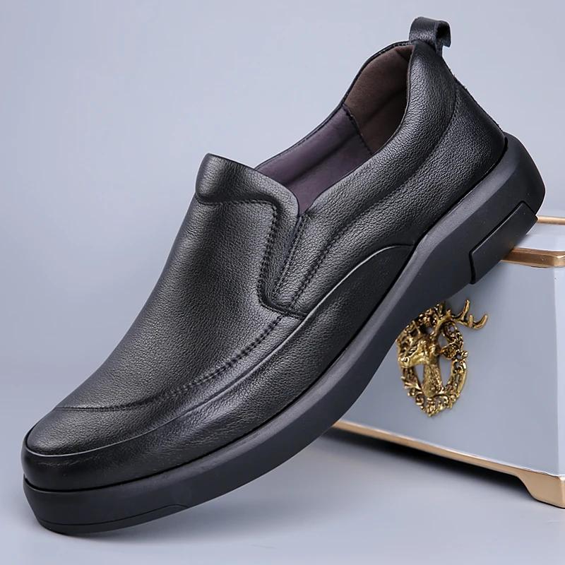 Fashion New Men's Loafers Luxury Handmade Outdoor Formal Casual Shoes Genuine Leather Slip On Driving Shoes Walking Sneakers Mocassins
