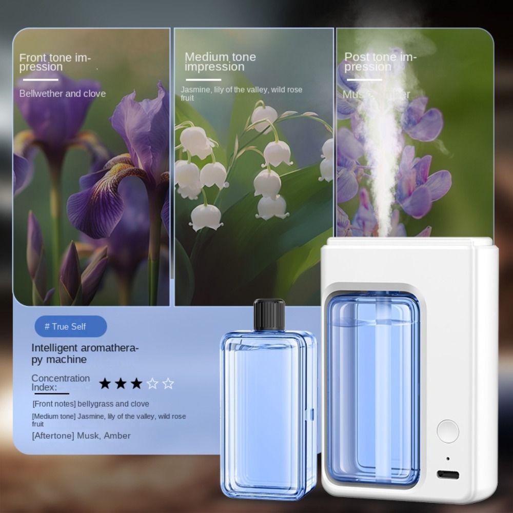 Автоматический ароматерапевтический диффузор ABS со светодиодным цифровым дисплеем, освежающий и дезодорирующий воздух