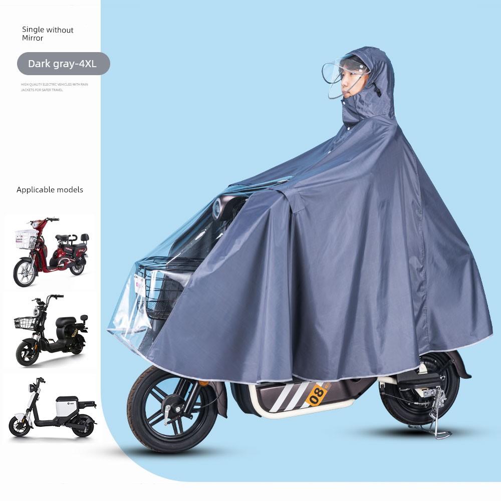 Poncho Battery Electric Motorcycle Raincoat Long Body Rainstorm Prevention Single Dedicated Riding Waterproof Thickened Extra Large
