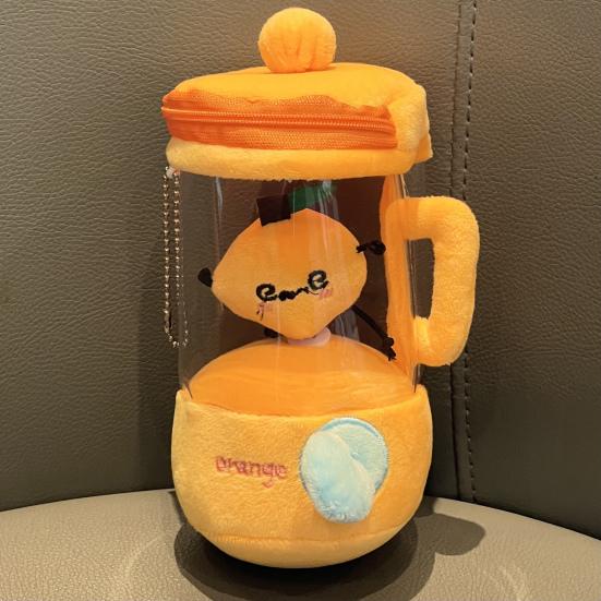 Игрушка-соковыжималка Веселая интерактивная плюшевая игрушка Блендер Забавная игрушка с выражением лица Декоративная