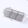 Mini Medicine Box Plastic Pill Storage Box Holder Organizer 3Grids Pill Case  Evening