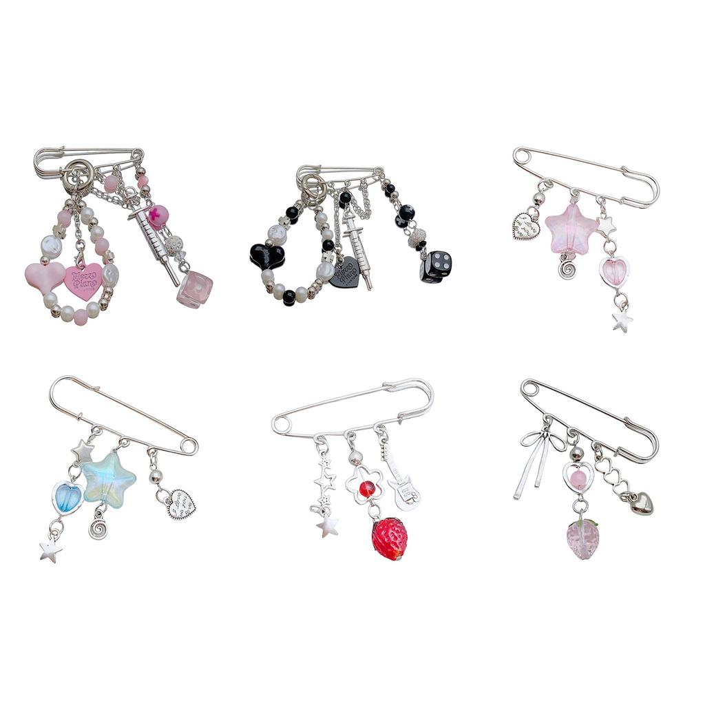 Customizable Needle Pins Badges Sturdy Bead and Alloy Craftsmanship for Backpacks Wallets Phone Cases Decoration