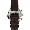 Timex Men's Marlin Quartz Chronograph 40mm Watch - Brown Strap Blue Dial Two Tone Case, Brown