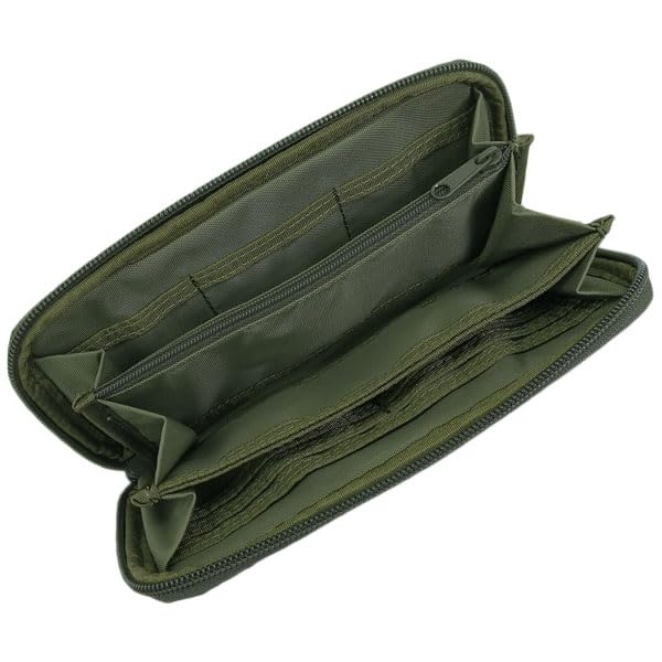Кошелек длинный кошелек Outlet Brand Olive QL ROUND WALLET L BOA201A07 067 [Брифинг] Мужской женский [Товар]