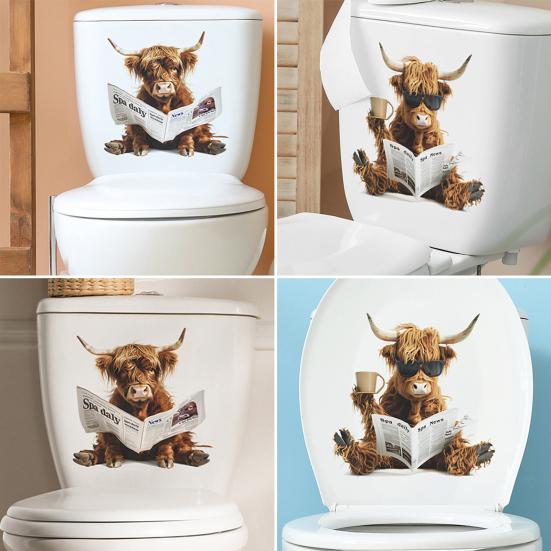 Газеты Як стикер для туалета съемный самоклеящийся водонепроницаемый ПВХ гостиная ванная комната стены