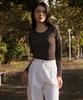 DEHEVE Soft Stripe Long Sleeve [Brown]