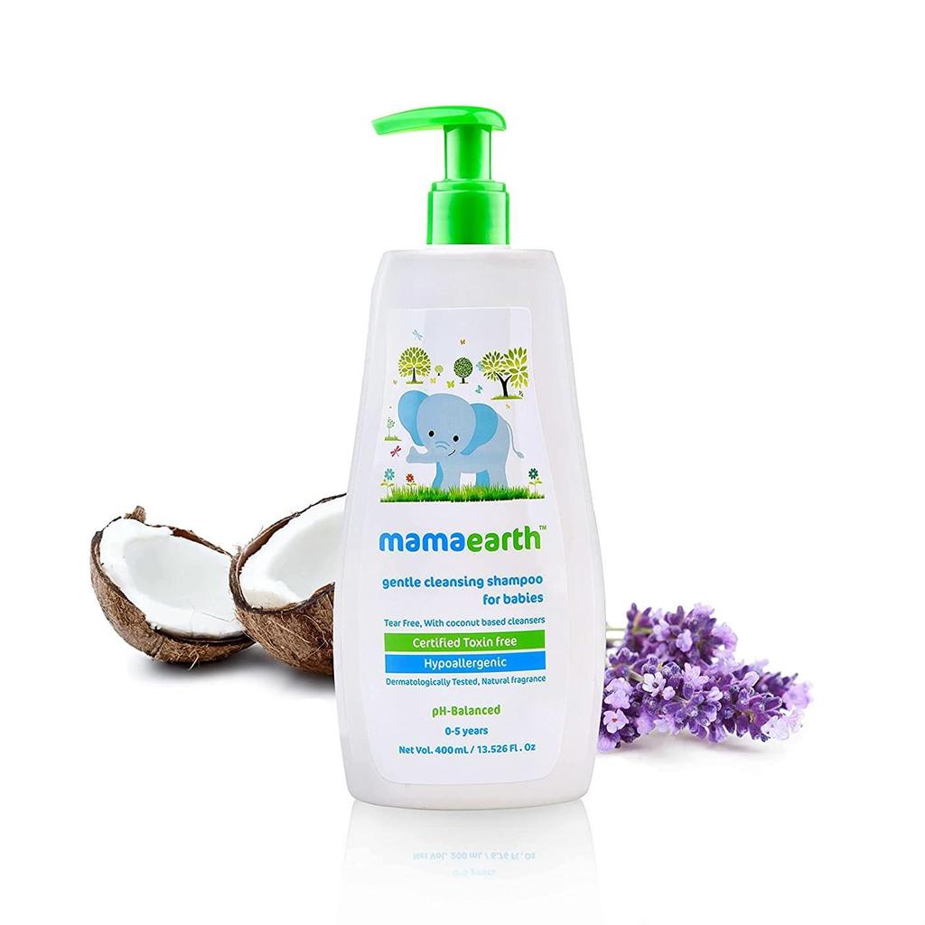 Детский нежный шампунь (400 мл), Gentle Cleansing Shampoo for Babies,  Mamaearth