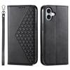 For iPhone 17 Case Calf Texture PU Leather Wallet Phone Cover with Wrist Strap