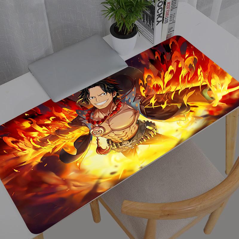 Коврик для мыши 90x40см One Piece Аниме Геймерский Большой Коврик для Компьютерного Ноутбука PC Ковер Игровые Аксессуары Клавиатура Настольный Коврик