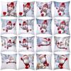Snowman Christmas Cushion Cover Merry Christmas Decorations For Home Cristmas Sofa Decor Navidad Xmas Gifts New Year