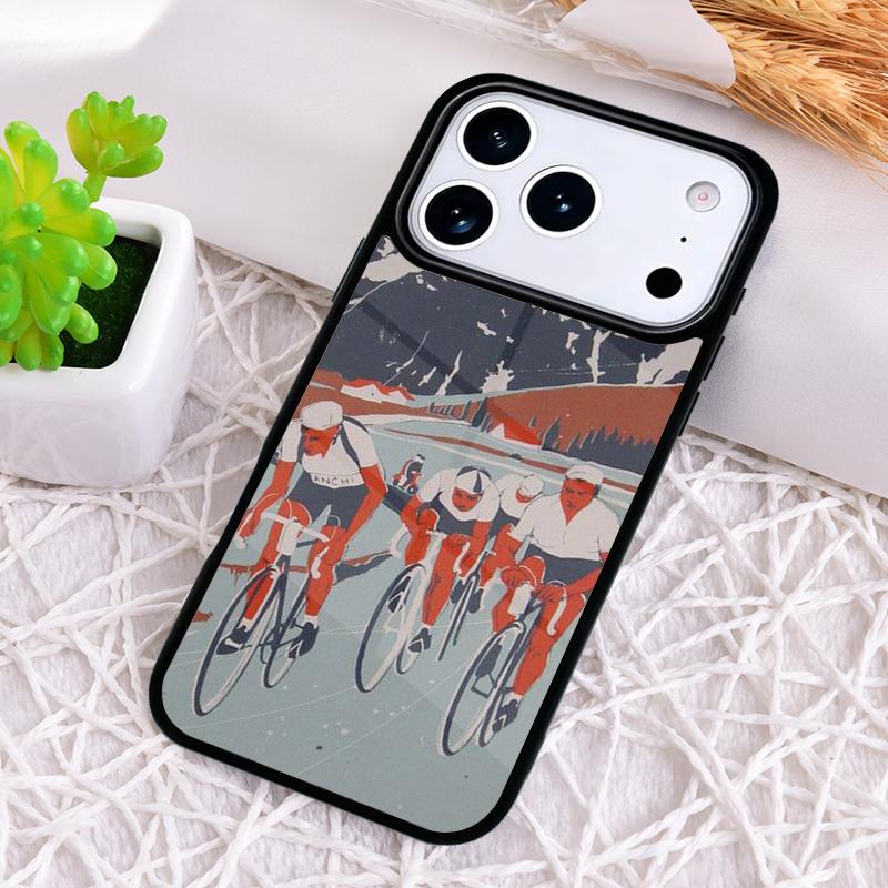 Чехол для телефона на велосипед с пульсом для iPhone 17 Air 16 15 11 12 14 13 Pro Max Ударопрочный чехол