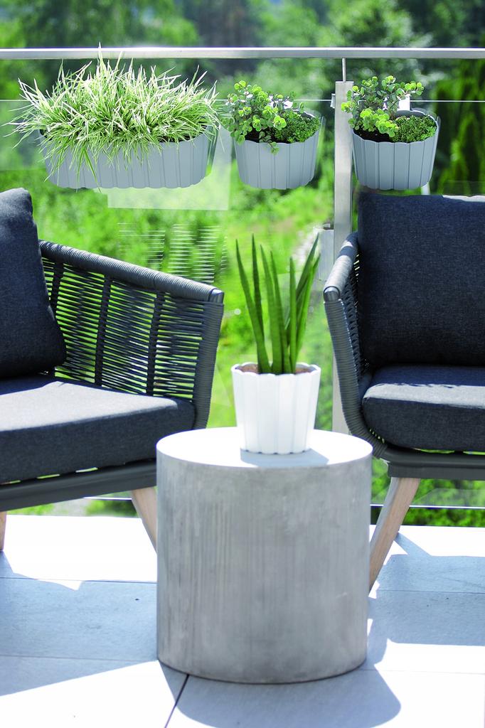 Boardee Hook DDEZ150 Railing Planter | Anthracite