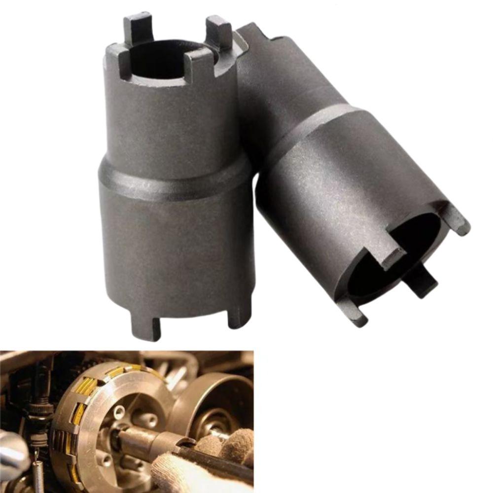 Black Motorcycle Nut Removal Tool Double-Headed Nut Sleeve Clutch Lock Wrench For Most Motorcycles