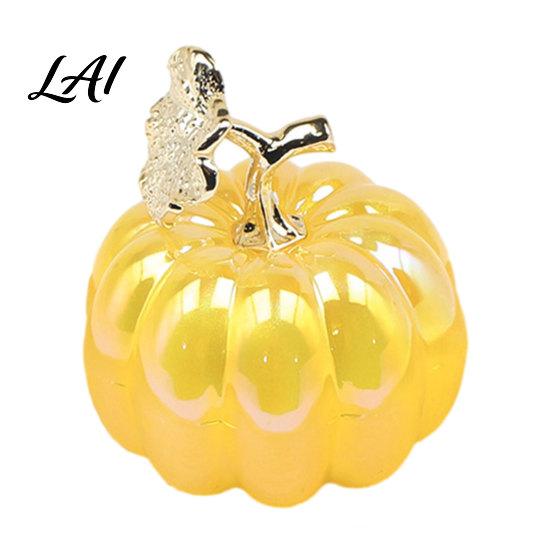 Car Halloween Ornament Acrylic Simulation Pumpkin Decor Fake Festive Autumn Decor for Table Car Spooky Party Centerpiece Fall Season Decoration