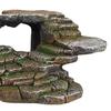 Fish Tank Terrace Wear-resistant Unbreakable Non-fading Pollution-free Sunset Ladder Tortoise Climbing Staircase Rock for Aquarium