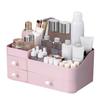 Makeup Organizer with Drawers Cosmetic Storage Container Plastic Display Holder for Brushes