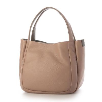 Сумка-тоут из термоусадочной кожи, размер S, розовая [Isaac] (50)