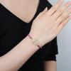 Hot Sale Zirconia Mom, Dad And Child Theme Character Leather Bracelet Fashion Mother'S Day Children'S Day Jewelry Couple Gift