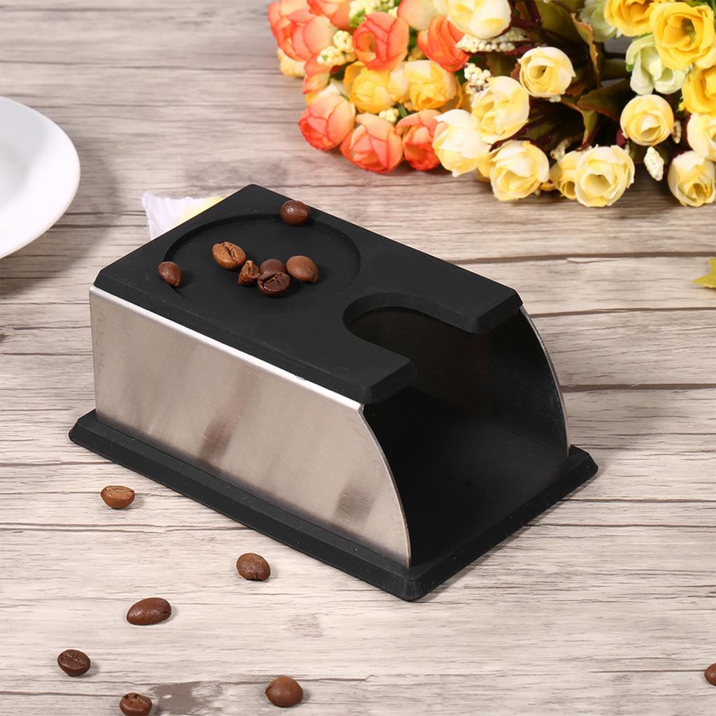 ZK50 Coffee Tamper Holder Coffee Powder Maker Stand Rack Tool Stainless Steel Silicone