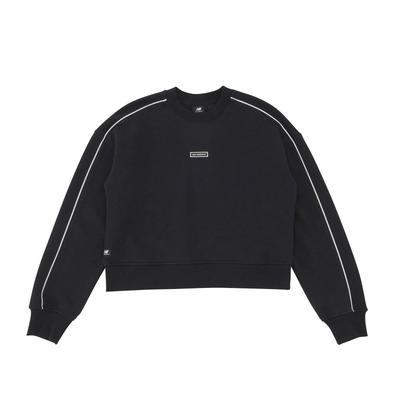 Флис NB Essentials Brushed Fleece Crew WT33517 BK M Женский (черный)