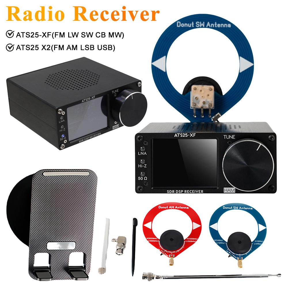 ATS25-XF DSP Полный радиоприемник WIFI FM LW SW CB MW Приемник-микшер Полнодиапазонное портативное радио