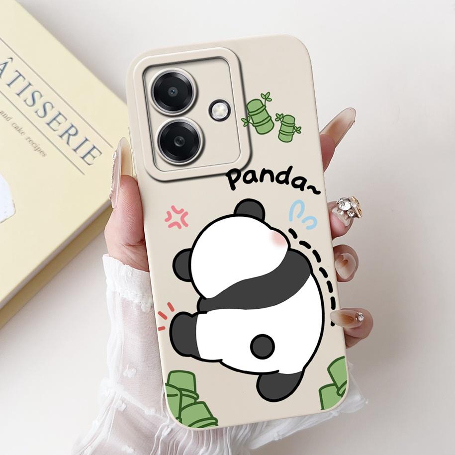 For Funda OPPO A3 A3x 4G Case 2024 Cute Panda Rabbit Soft Silicone Candy Painted Phone Covers For OPPO A40 5G OPPOA3 A 3x Bumper