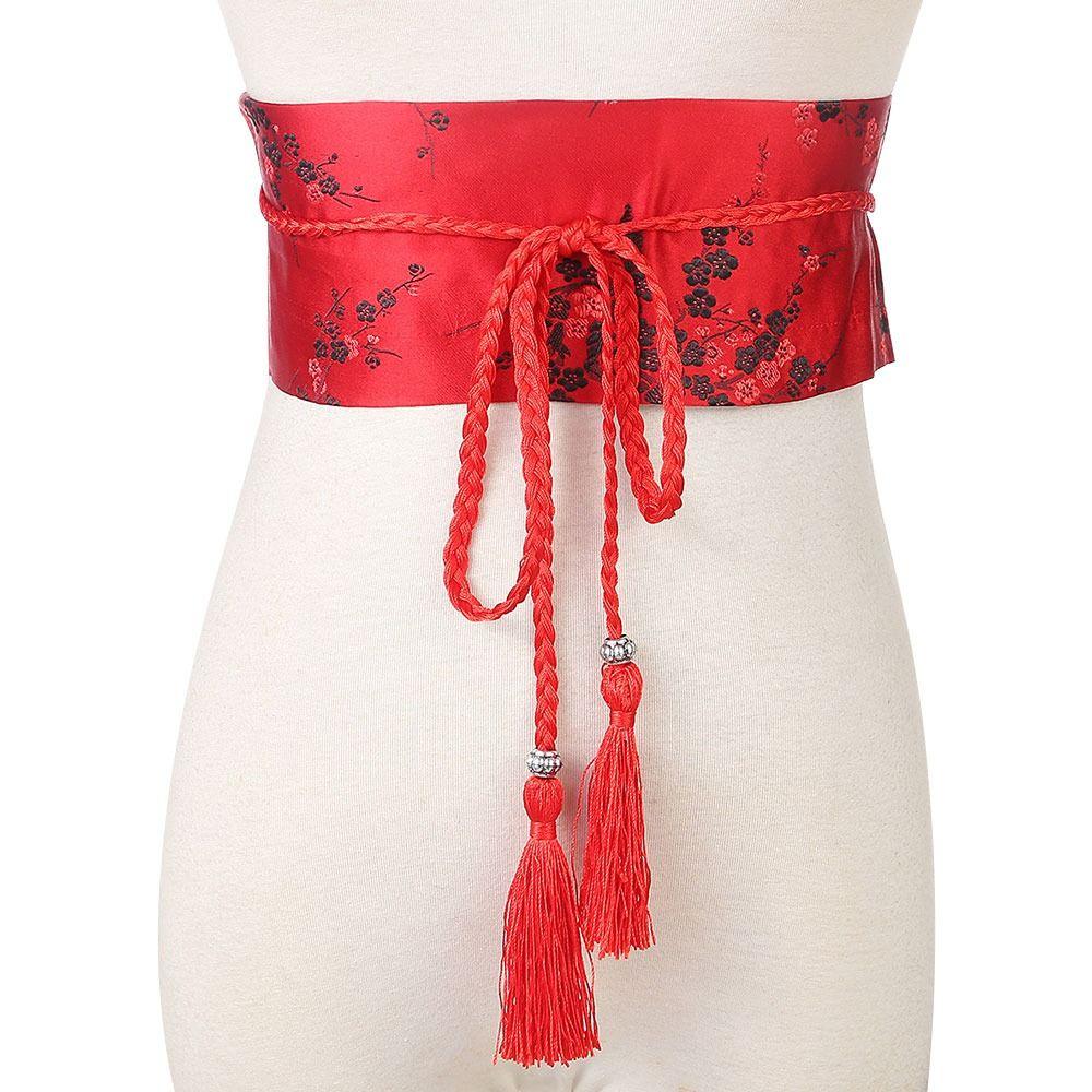 Luxury Bowknot Slim Fit Corset Waistband Corset Cummerbands Wide Waist Band Kimono Belt
