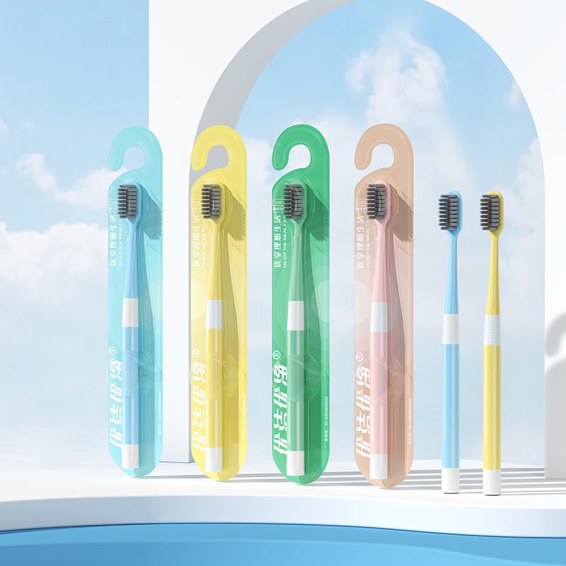 Youjieyoujing Adult Medium Soft Bristle Toothbrush - Single Pack for Deep Cleaning