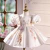 Платье для девочки-цветочницы для выступлений на пианино для малышей