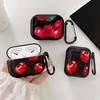 Красный Чехол-Вишенка Для Airpods 4 2 1 Pro3 Pro2 3 Pro Чехлы для Наушников Чехол