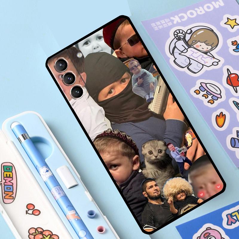 Забавный чехол Hasbulla для Samsung Galaxy S23 S22 S20 S21 Ultra S8 S9 S10 Note10 Plus Note20 Ultra S20 FE.