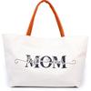 68LDROOTER Best Mom Ever Gifts Tote Bag – New Mom Gift Idea for Women, Canvas Bag for Mom To Be, First Time Mom