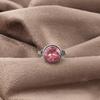 Pink Tourmaline Gemstone Ring, Handmade 925 Solid Sterling Silver Jewelry, Meditation Ring Jewelry For Women