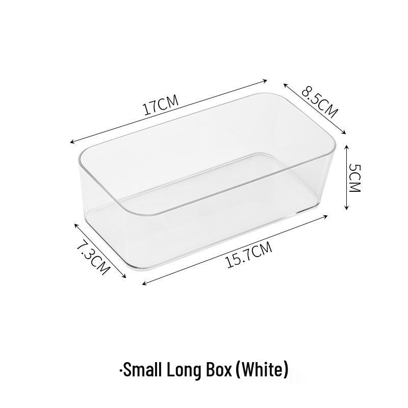 Прозрачный штабелируемый пластиковый органайзер с выдвижными ящиками для хранения для рабочего стола, кухни или косметики.
