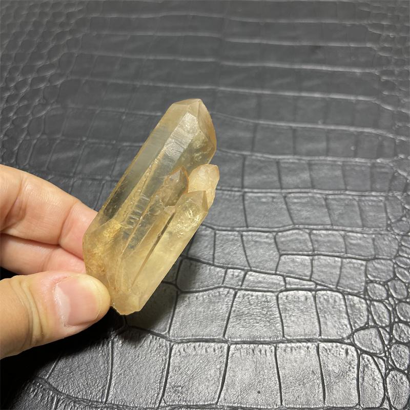 Hot for sale!Natural yellow crystal wand point crystal smoky topaz point reiki healing as a gift