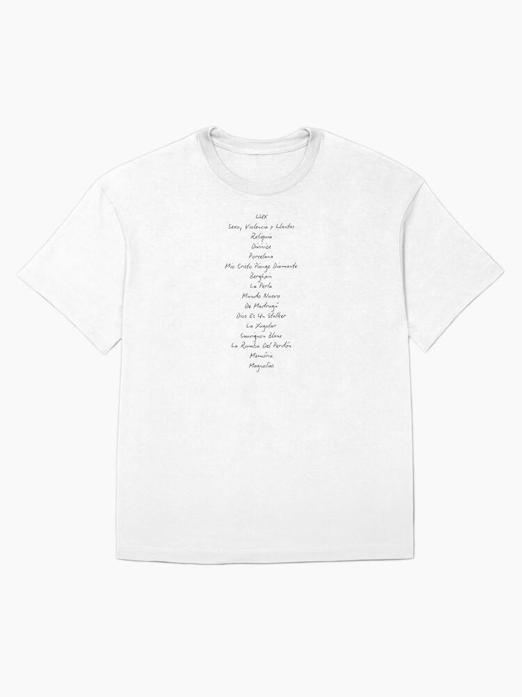 Juan Luis Guerra LUX Rosalia Tracklist Oversized T-Shirt