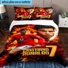 3PCS Man United Soccer Action Bedding Set,Including 1pc Duvet Cover And 2pcs Pillowcases Perfect for Bedroom, Dormitory, Fan Christmas gift