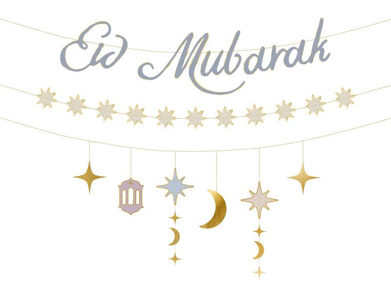 Baner Eid Mubarak, 200 Cm, Mix