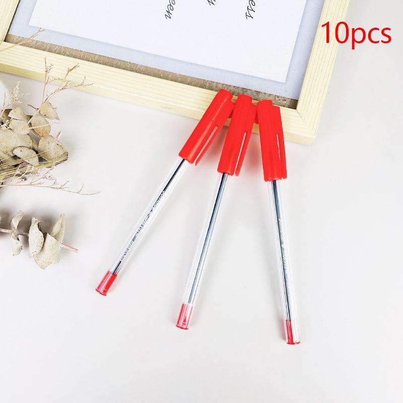 5/10 шт. простые высококачественные шариковые ручки, долговечные, гладко пишущие шариковые ручки, канцелярские принадлежности для школы и офиса