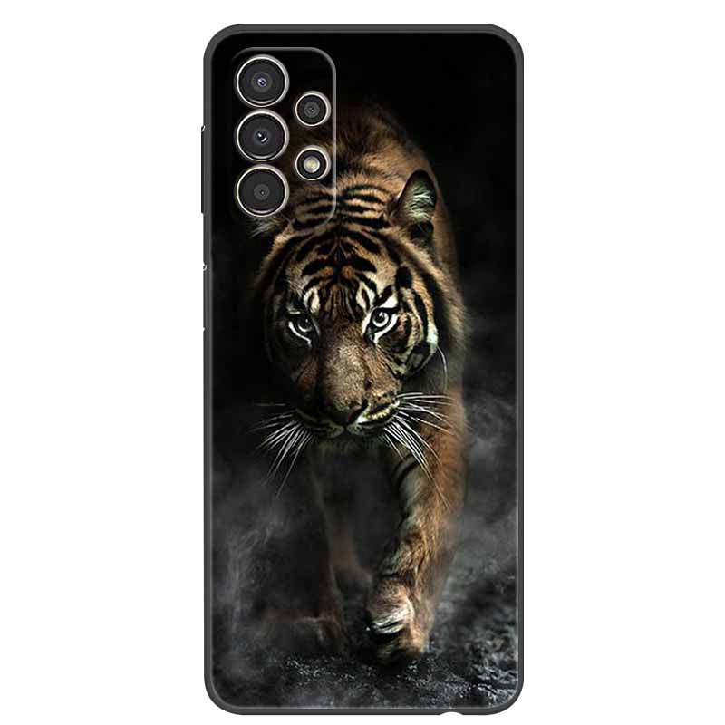 Для Samsung A13 4G чехол A135F мультфильм мягкий силиконовый волк телефон задняя крышка для Samsung Galaxy A13 4G чехлы лев Fundas A 13 2022