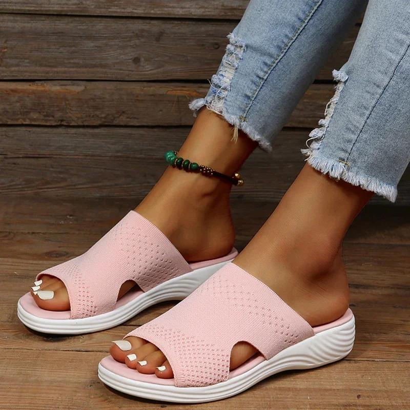 Женские сандалии обувь летняя обувь на платформе женские шлепанцы сандалии для женщин на танкетке женская обувь повседневные женские тапочки обувь женская